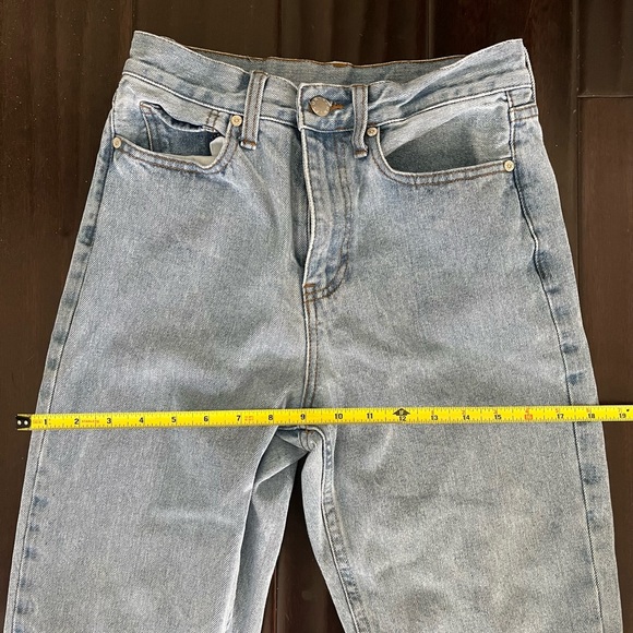 UNIF Light Wash Straight Denim Jeans Size 25 - Picture 4 of 11